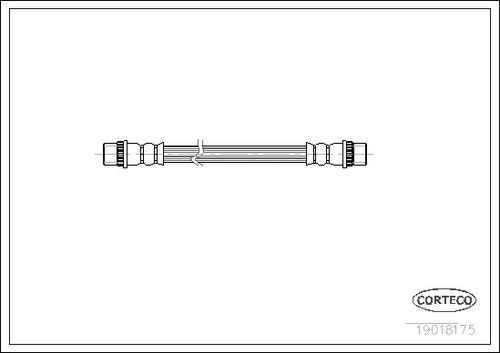 19018175 corteco brake hose - 19018175,