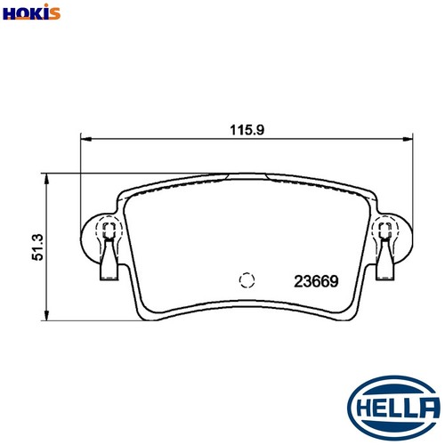 Brake pad set disc - pad,