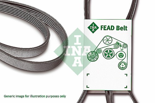 Ina 6pk1173 ribbed belt - v,