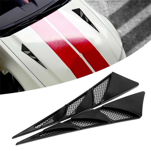 Pair black car bonnet - bonnet, air