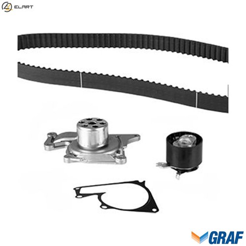 Water pump timing belt kit - pump,