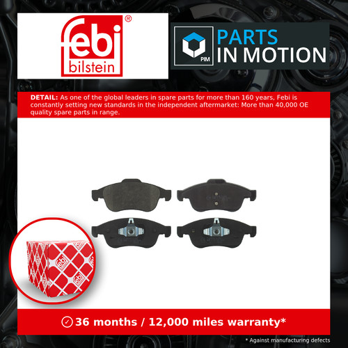 Brake pads set fits renault - pads,