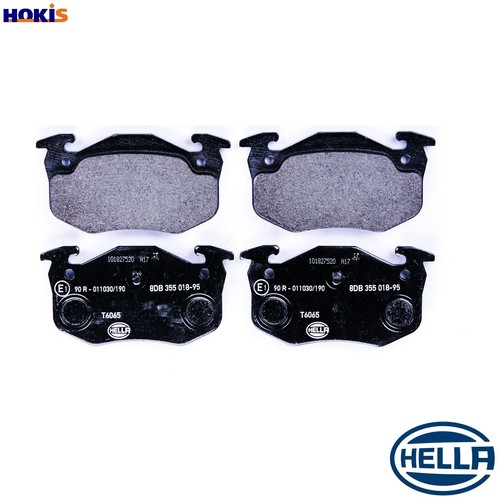 Brake pad set disc - disc, 8db