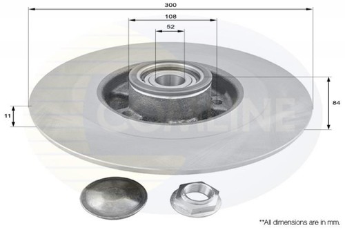 Brake discs set - discs,