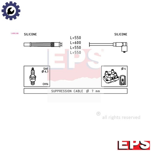 Ignition cable kit - kit, 1.499.246